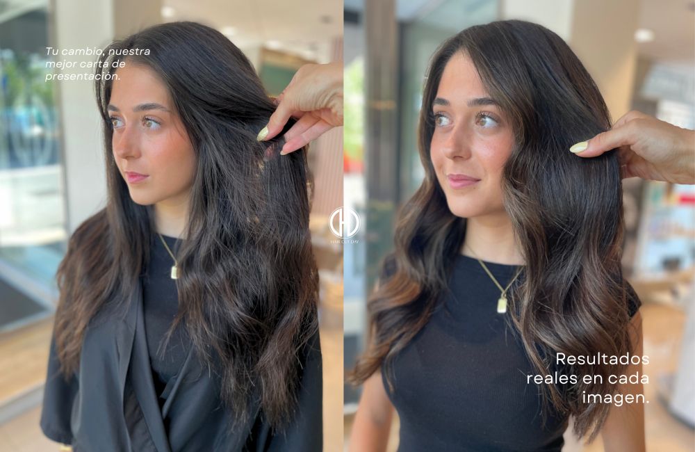 Color Gloss en Barcelona — Baño de color con brillo intenso y acabado natural